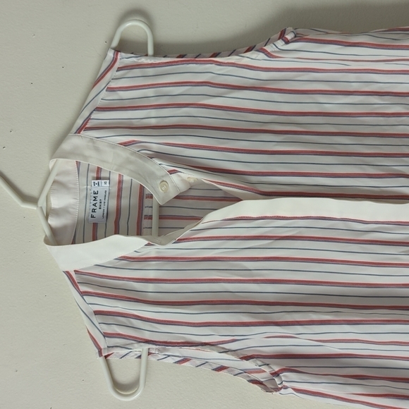 Frame Striped Silk Shirt - Picture 7 of 8